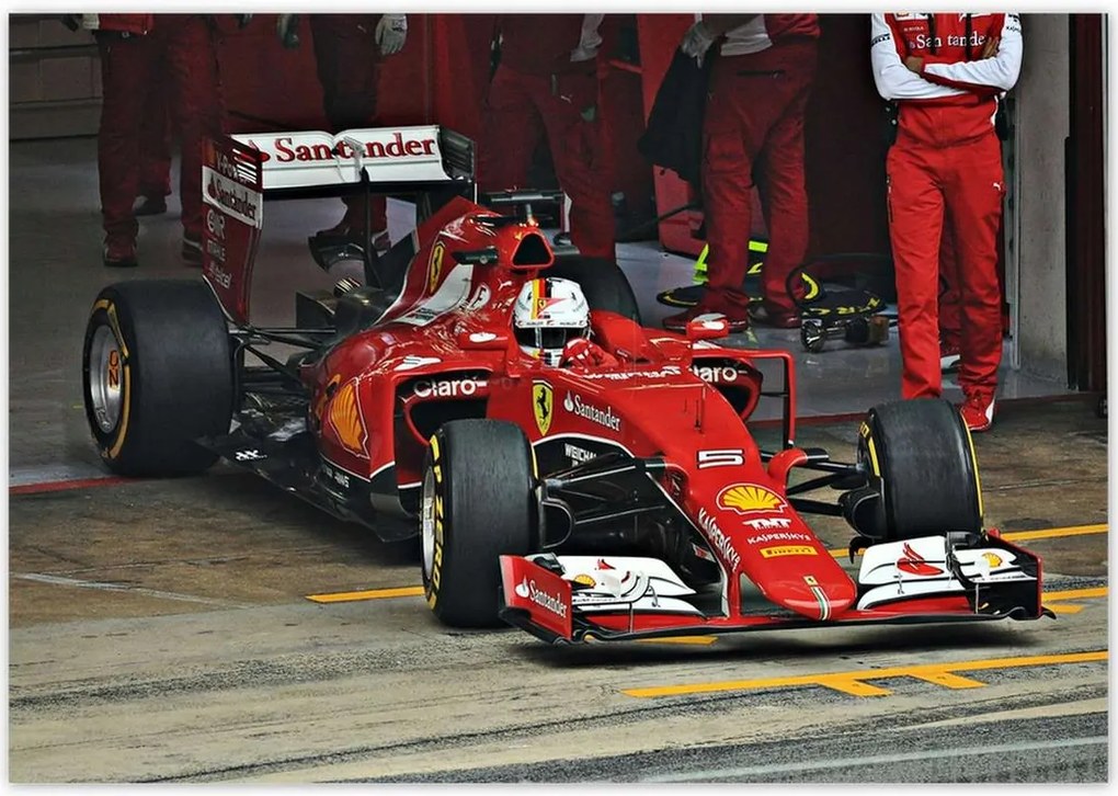 Poszterek 100x70 Sebastian Vettel F1 Bolid