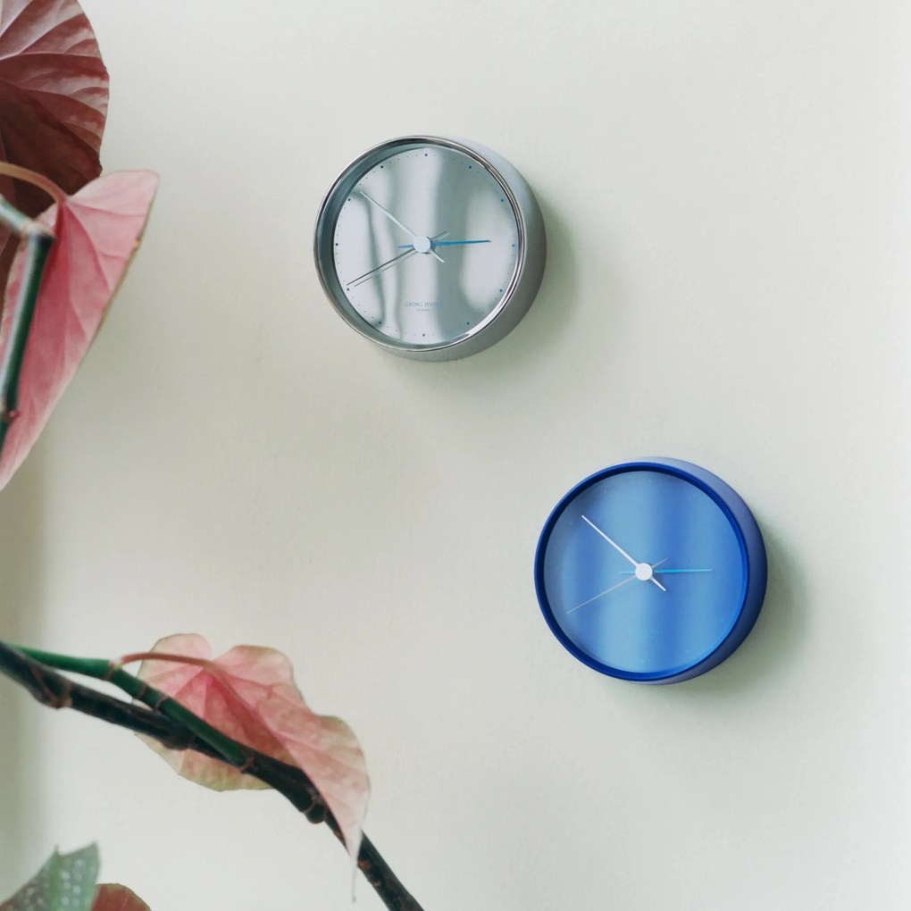 Henning Koppel falióra, 10 cm, polírozott rozsdamentes acél - Georg Jensen