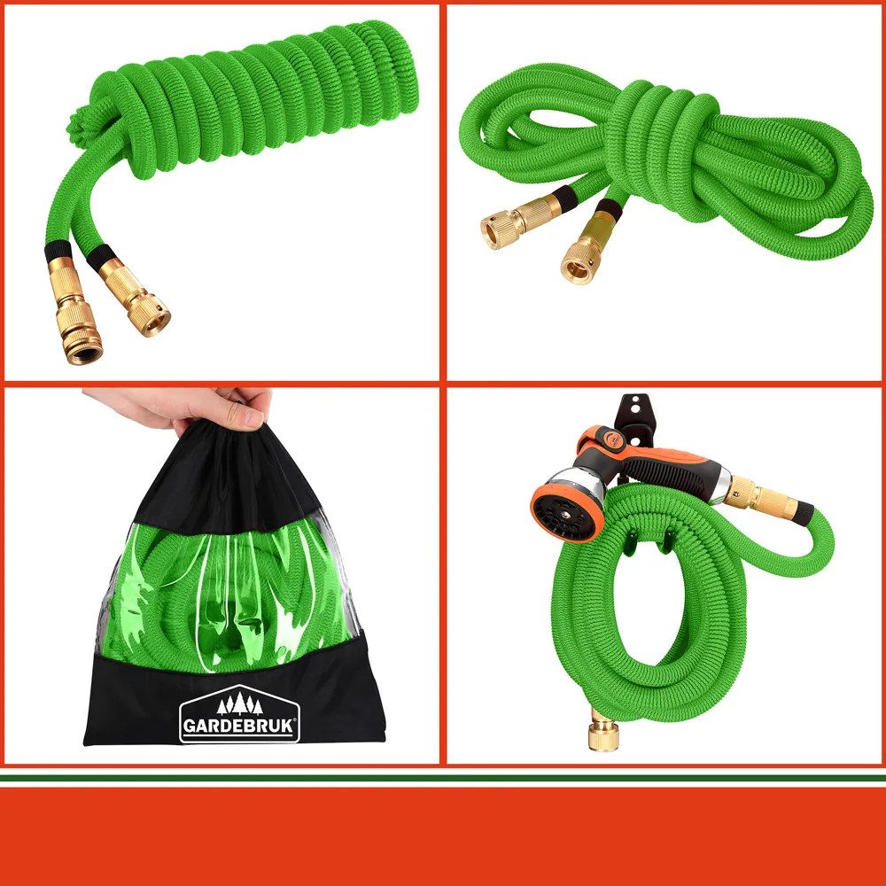 Gardebruk® Kerti locsolótömlő 15 m - zöld