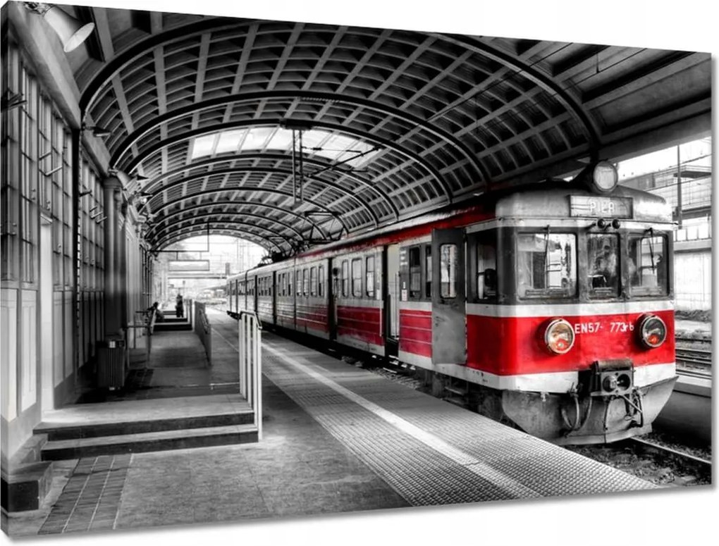 Vászonkép 90x60 Vonat EN57-773rb