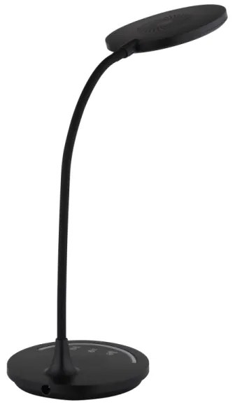 Globo 58483 - KENNY LED érintős asztali lámpa, 12W, 230V, fekete