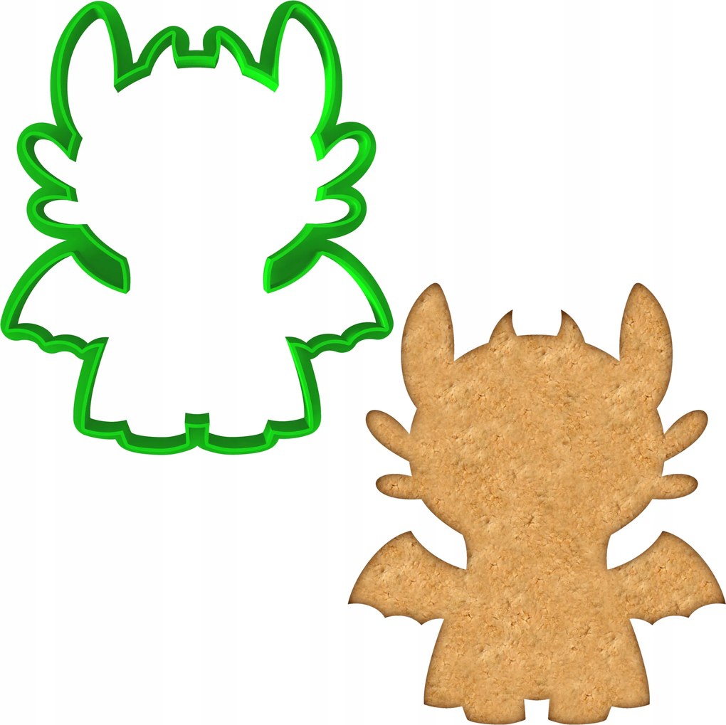 Mézeskalács lyukasztó Mese Így neveld a sárkányodat Fogaskerék 10cm