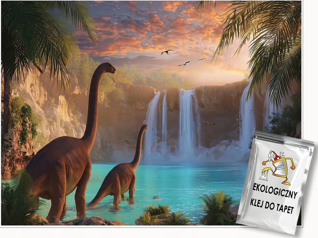 Fotótapéta Gyerekeknek Fiú Dinoszauruszok Tapéta Gyerekszobába 200x140