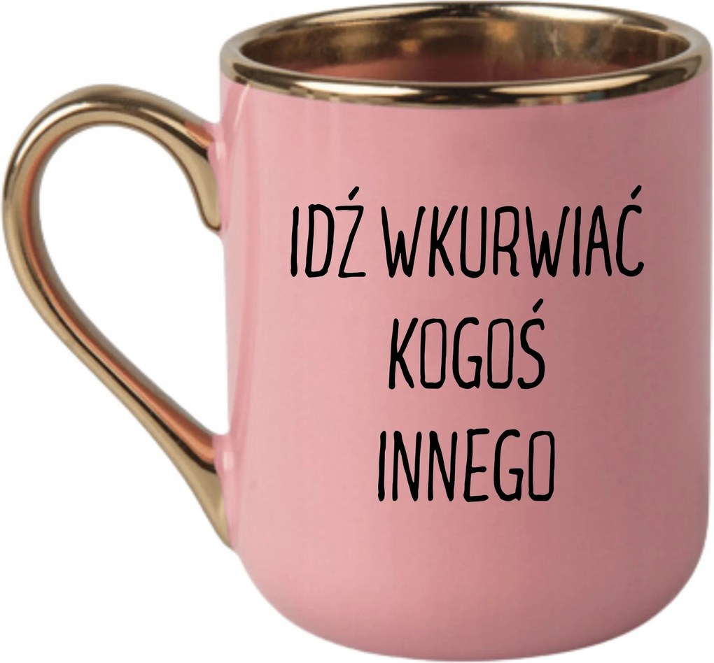 Bögre Elegáns Rózsaszín Arany Rant Vicces Ajándék Menj Felbosszantani Valakit