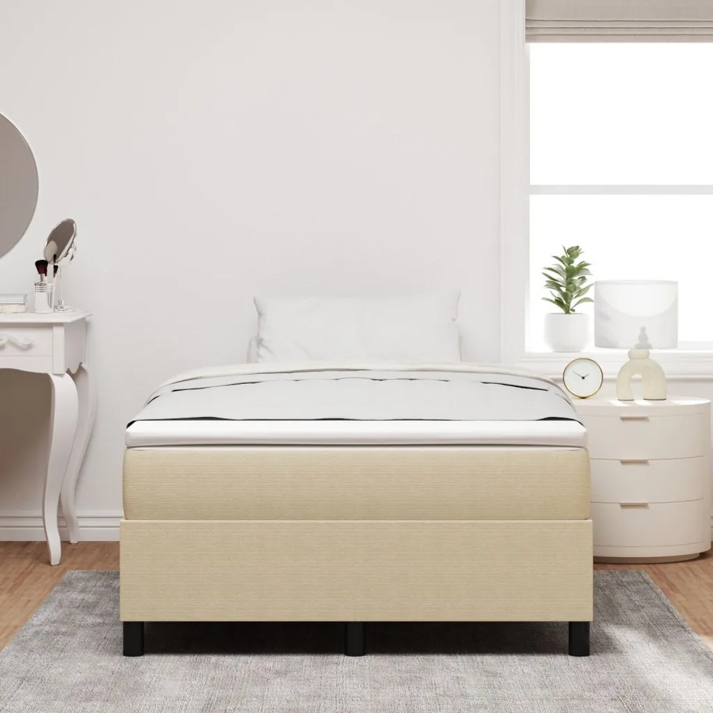Boxspring Ágy Világos Zöld Szürke Kis Dupla Corduroy Szövet