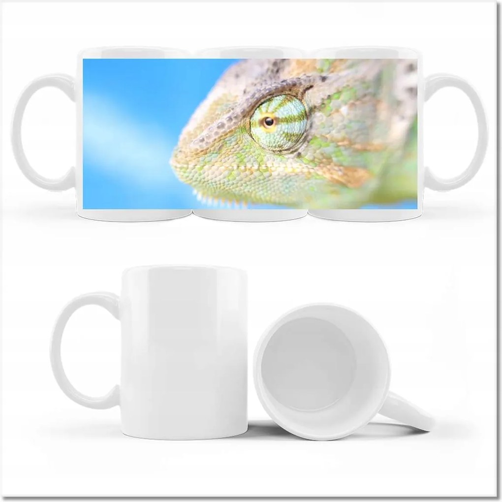 Kaméleon mintás bögre