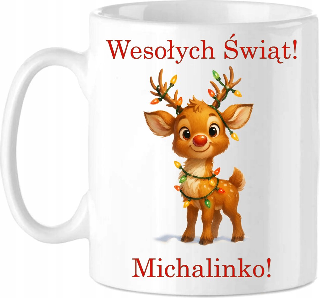 Bögre Személyre szabott Név Karácsonyra Mikulás csillag Ajándék