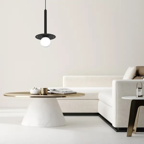 Csillár zsinóron FUTURA 1xG9/7W/230V fekete