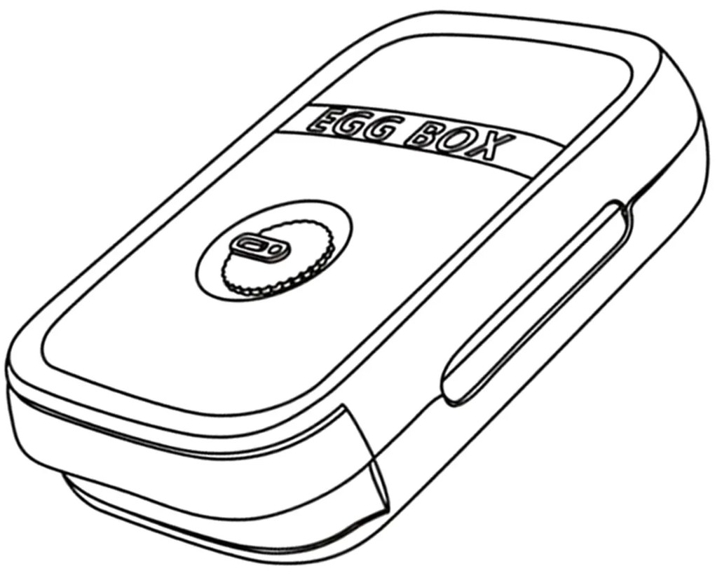 Tojásrendező fiókkal - bézs