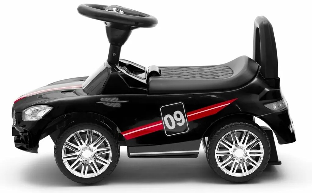 Baby Mix Racer futóbicikli hanggal, fekete