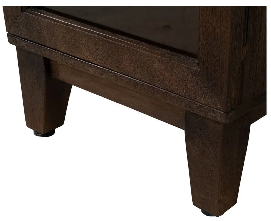 Barna mangófa tálalószekrény 40x180x40 cm Ravi – Ixia