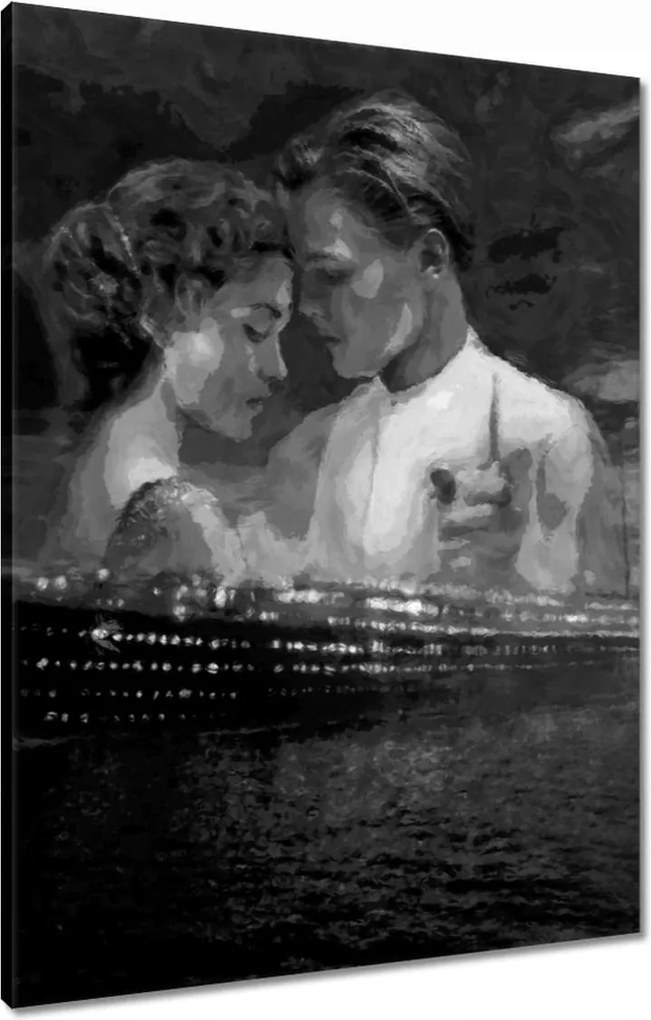Vászonkép 60x80 Titanic Fekete-fehér