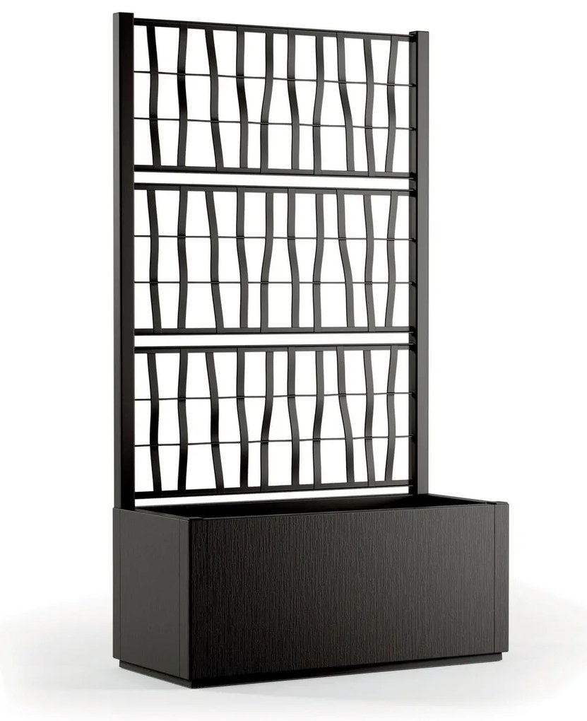 STEFANPLAST ETHICA virágtartó rácsos/rácsos 80cm, sötétszürke