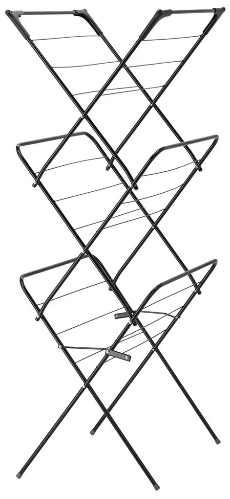 Aldotrade CAMILLA ruhaszárító fekete, 62 x 51 x 136,5 cm
