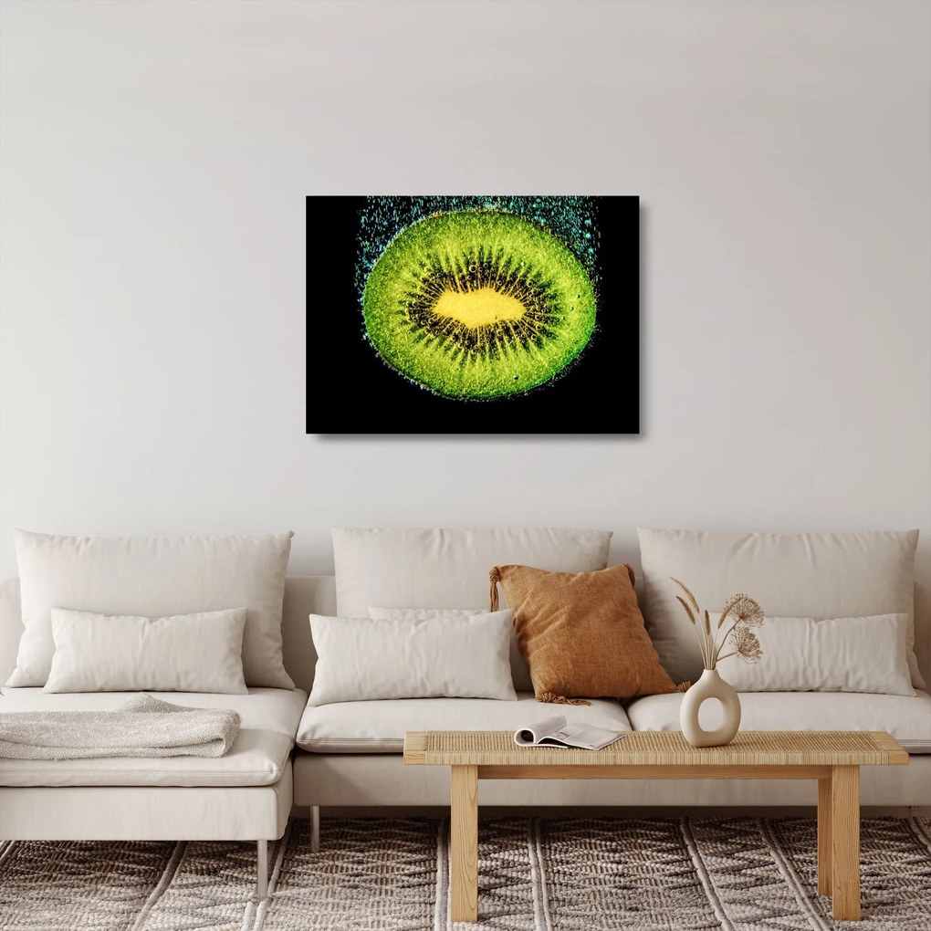 Kép - kivi részlete a vízben  (üvegen) (70x50 cm)