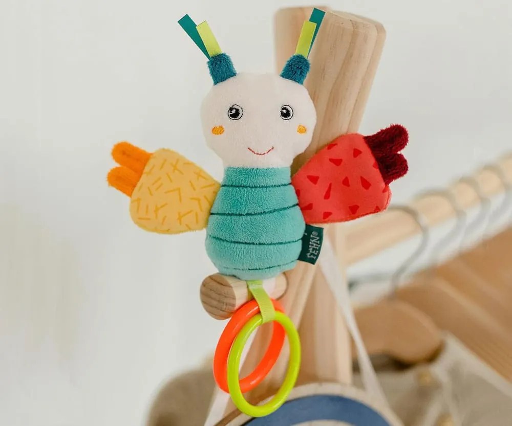babyFEHN mini pillangó csörgő