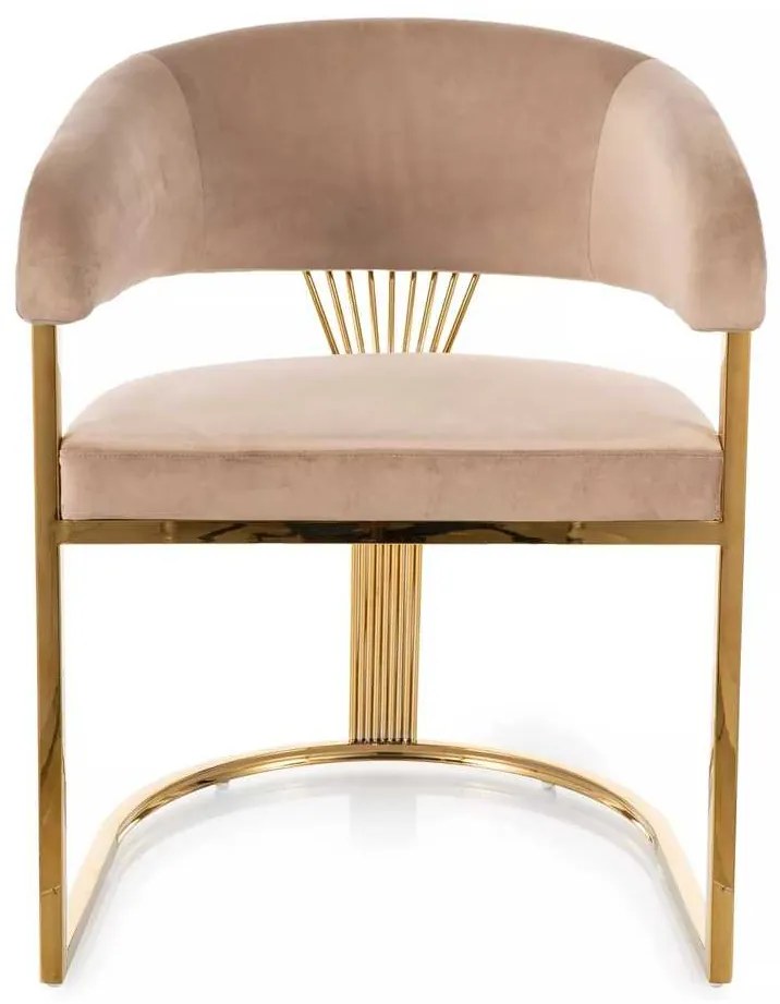 Brimont étkezőszék, bézs / arany