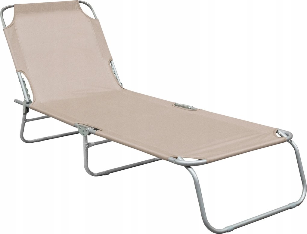 Linder Exclusiv Kerti Állítható Napozóágy Bézs Színű