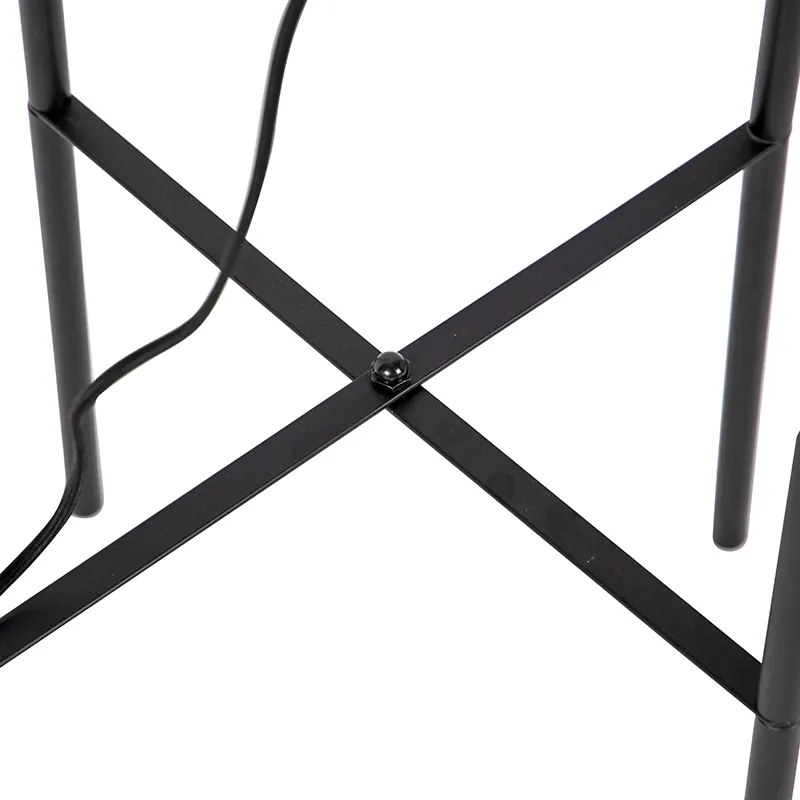 Modern fekete állólámpa - Bliss Mesh