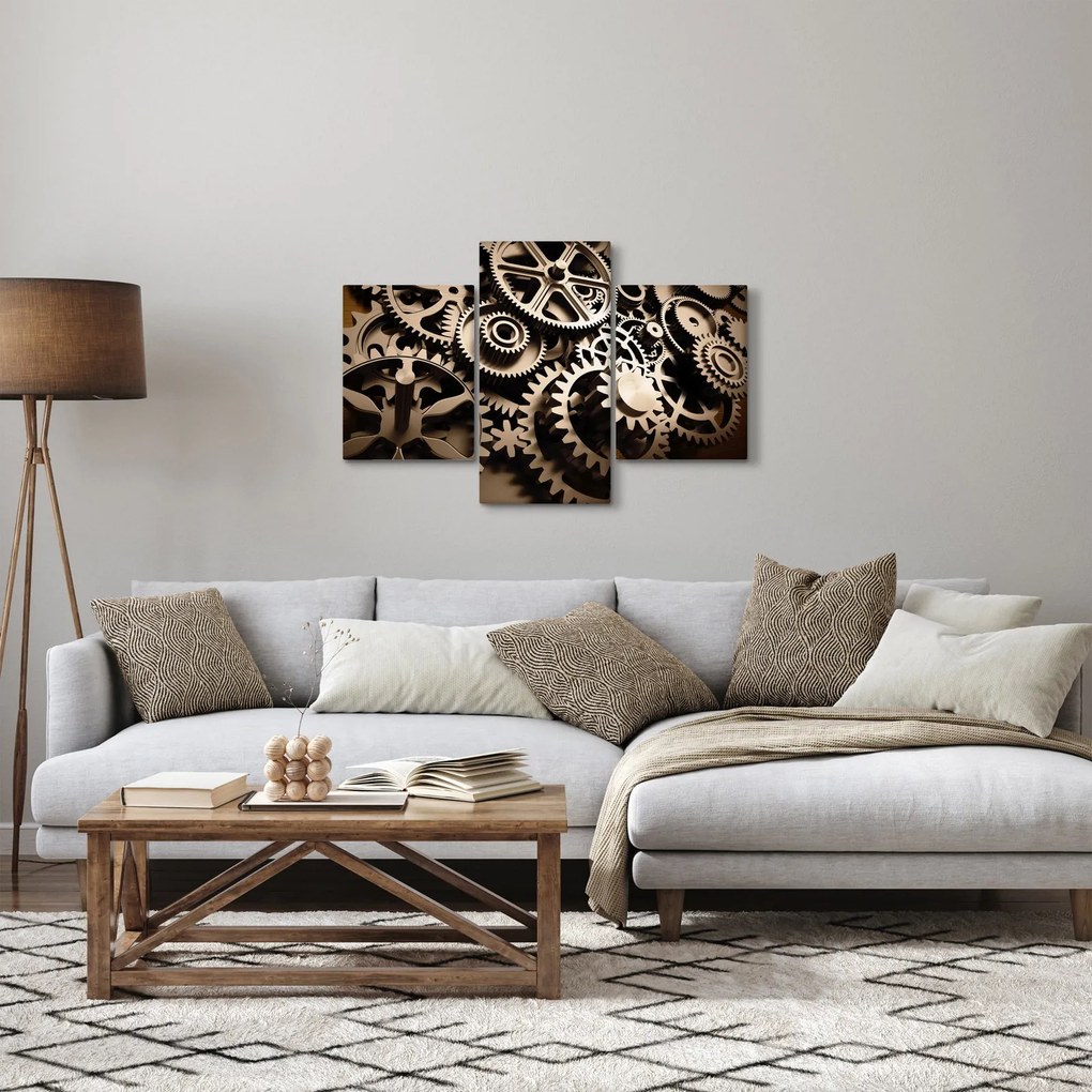 Kép - Óra alkatrészek (90x60 cm)