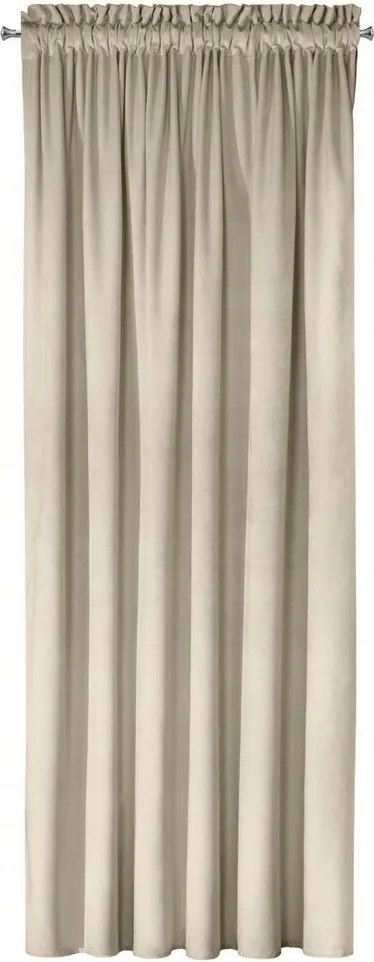 Rosa szalagfüggöny 135x300 Design91 világos bézs