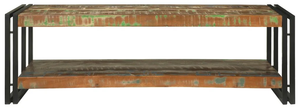 Dohányzóasztal Több színben 120x50x38 cm Tömör fa újrahasznosított