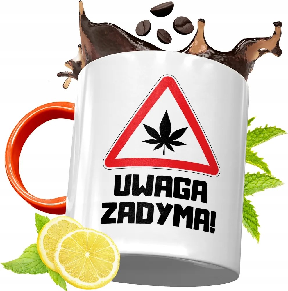 Narancssárga Bögre Dohányosoknak Ajándék fényképes nyomattal