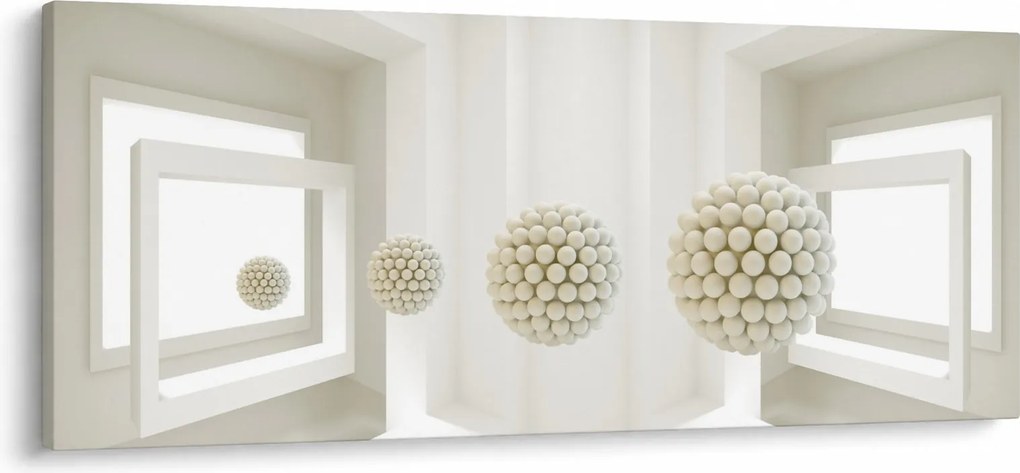 Kép - Kilátás belülre - absztrakt (120x50 cm)