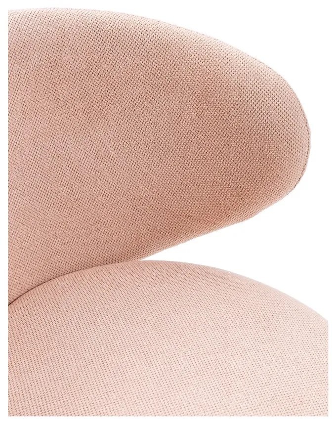 Világos rózsaszín fotel Rush – Marckeric