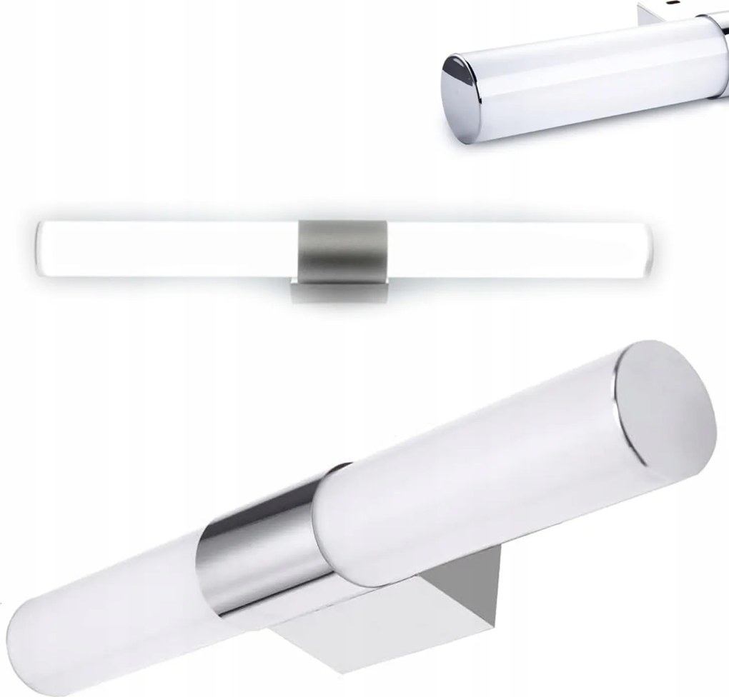 Fali Lámpa Led Fürdőszoba Tükör 16W 40CM Semleges Fehér Ezüst