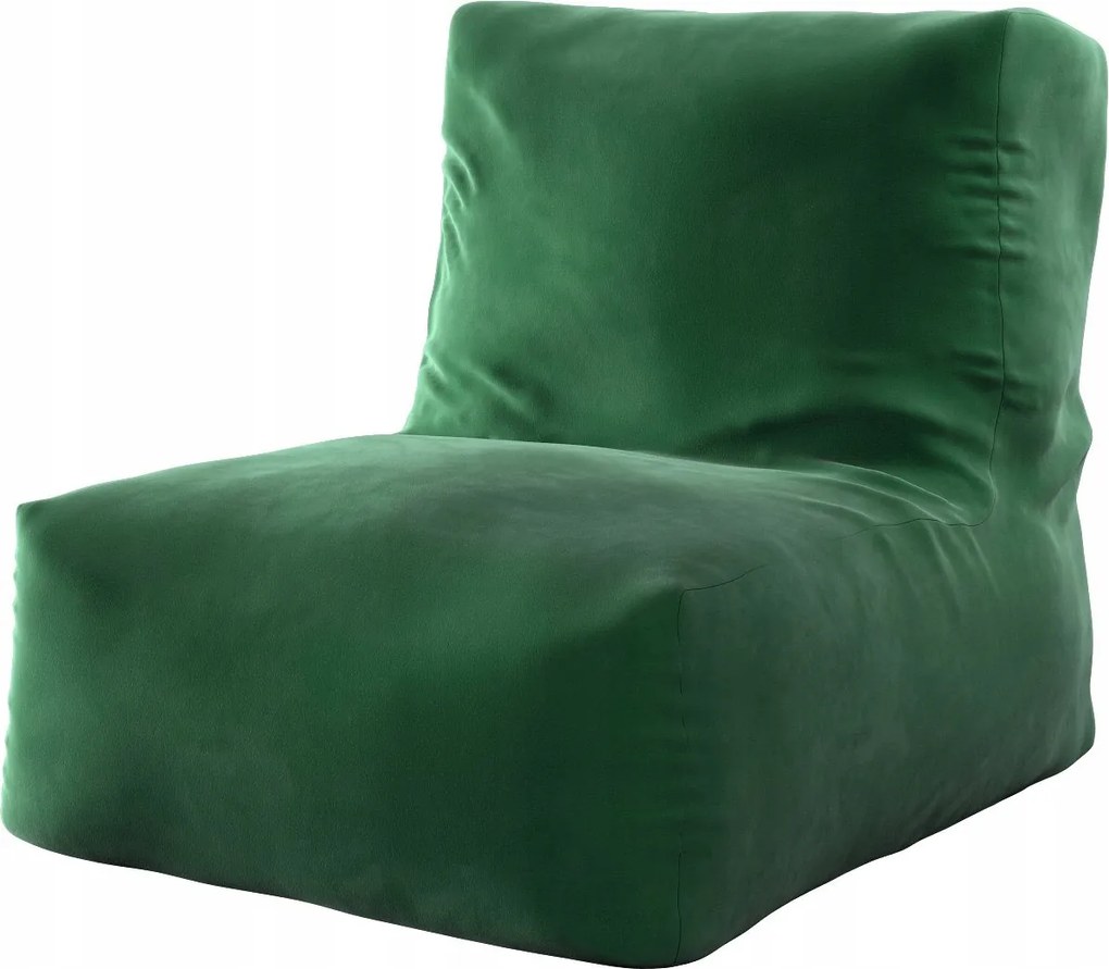 Dekoria Puff- fotel üveg zöld