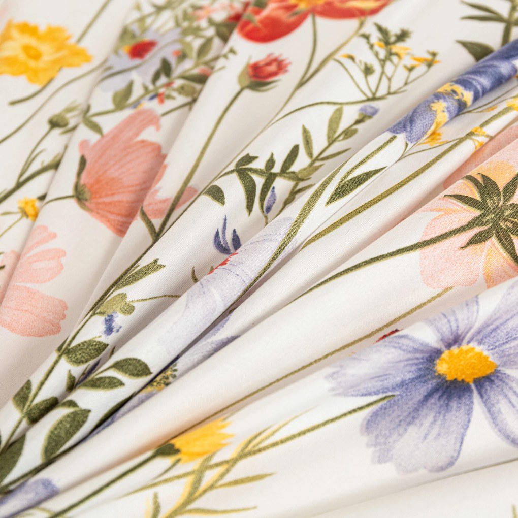 Mikroszálas párnahuzat WILDFLOWERS 70x90 cm, színes