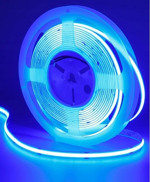 Led Szalag Cob 12V Fényvonal 480 Kék 1M.