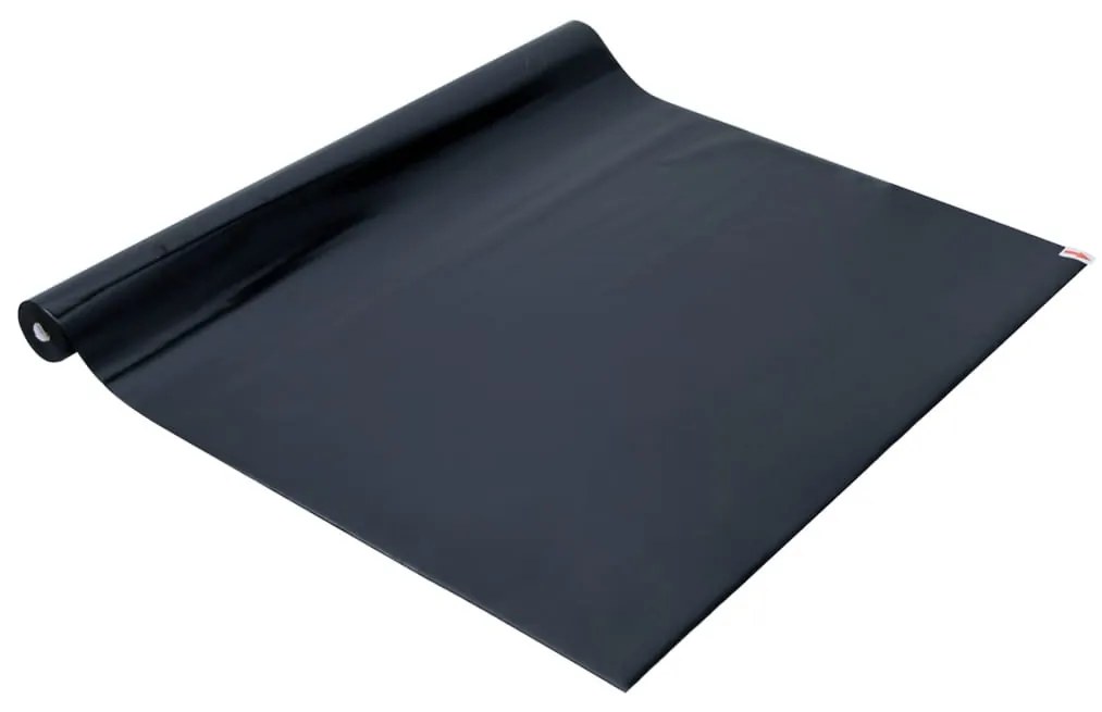 matt fekete PVC statikus ablakfólia 90 x 2000 cm