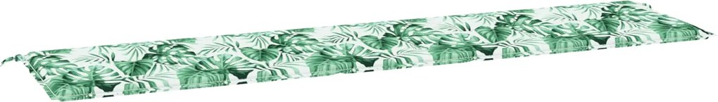 vidaXL Pad párna Levél Levél mintázat 200 x 50 x 3 cm Oxford Szövet