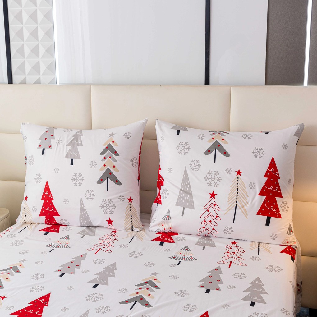 Mikroszálas ágyneműhuzat JINGLE fehér Ágyneműhuzat mérete: 70 x 90 cm | 140 x 220 cm