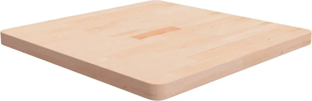 vidaXL kezeletlen tömör tölgyfa négyzet asztallap 70x70x4 cm