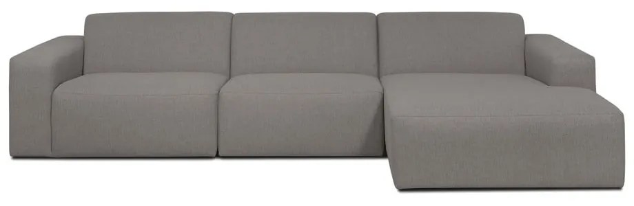 Szürke sarokkanapé (jobb oldali) Roxy - Scandic