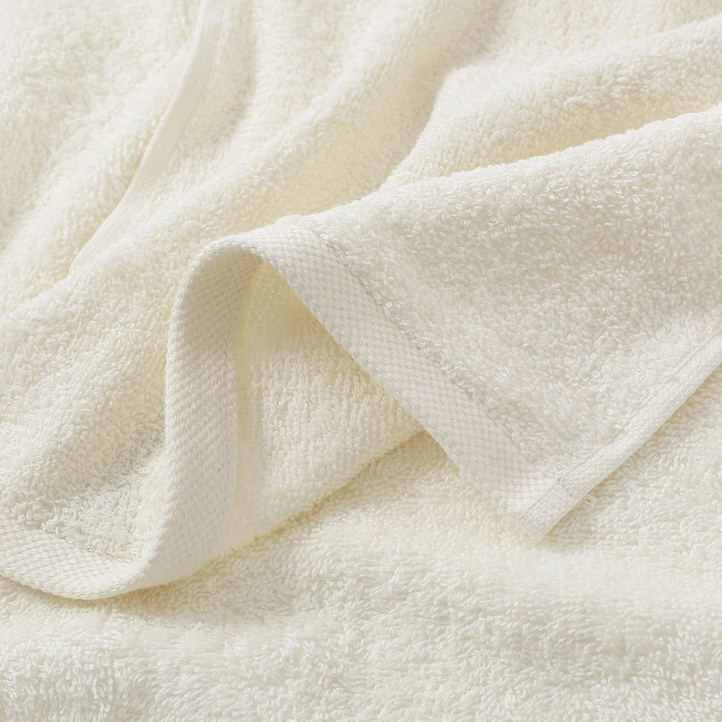 Goldea gyermek frottír törölköző - béka a tejszínen 30 x 50 cm