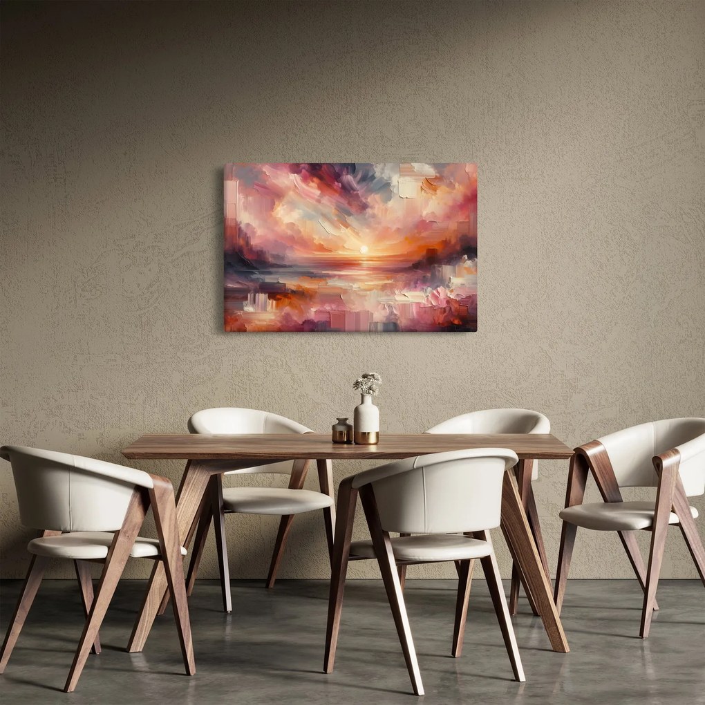 Kép - Festett alkonyat (90x60 cm)