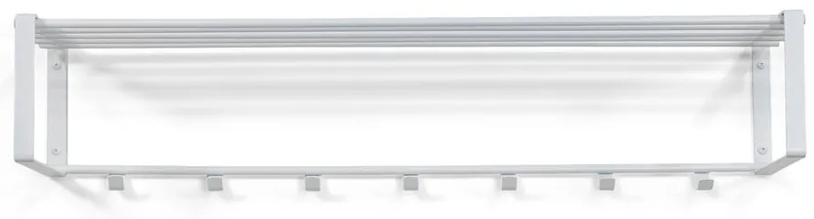 Fehér fém fali fogas polccal Rex – Spinder Design