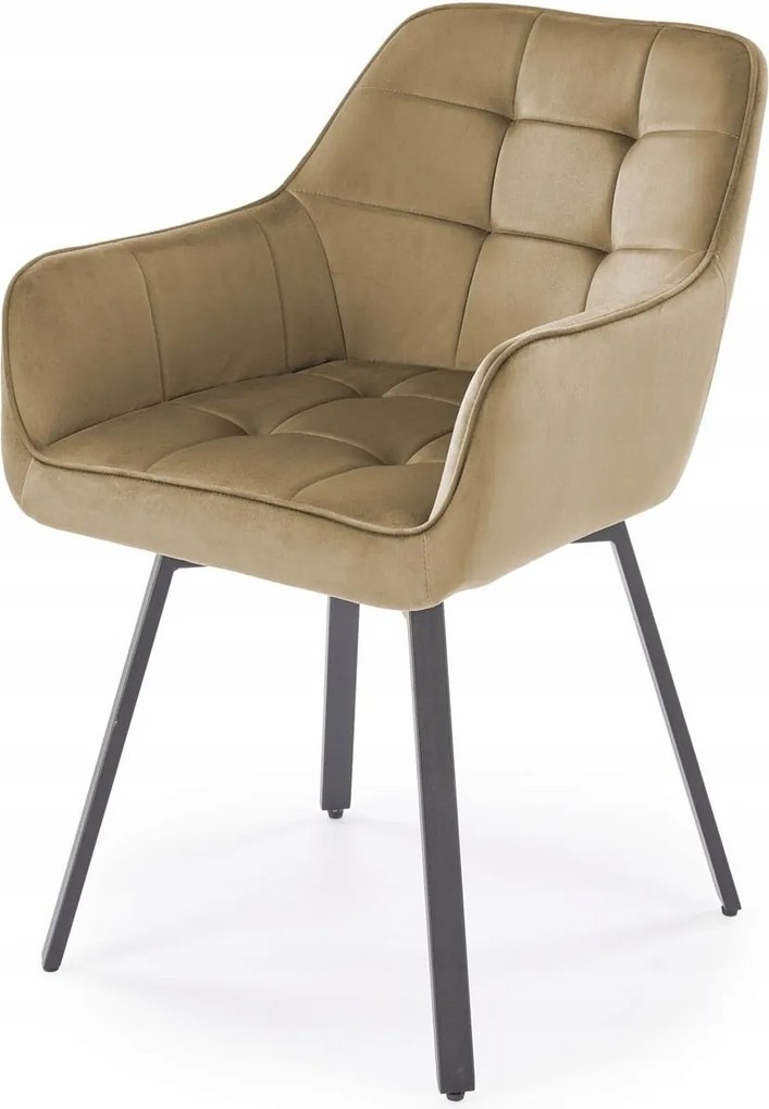 Kárpitozott forgó szék velúr bézs konyha étkező nappali K588