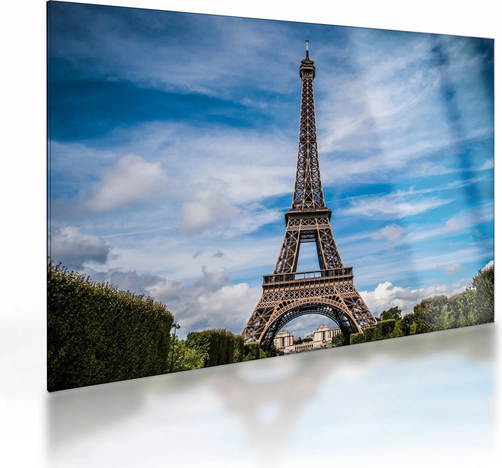 Kép - Eiffel torony (üvegen) (70x50 cm)
