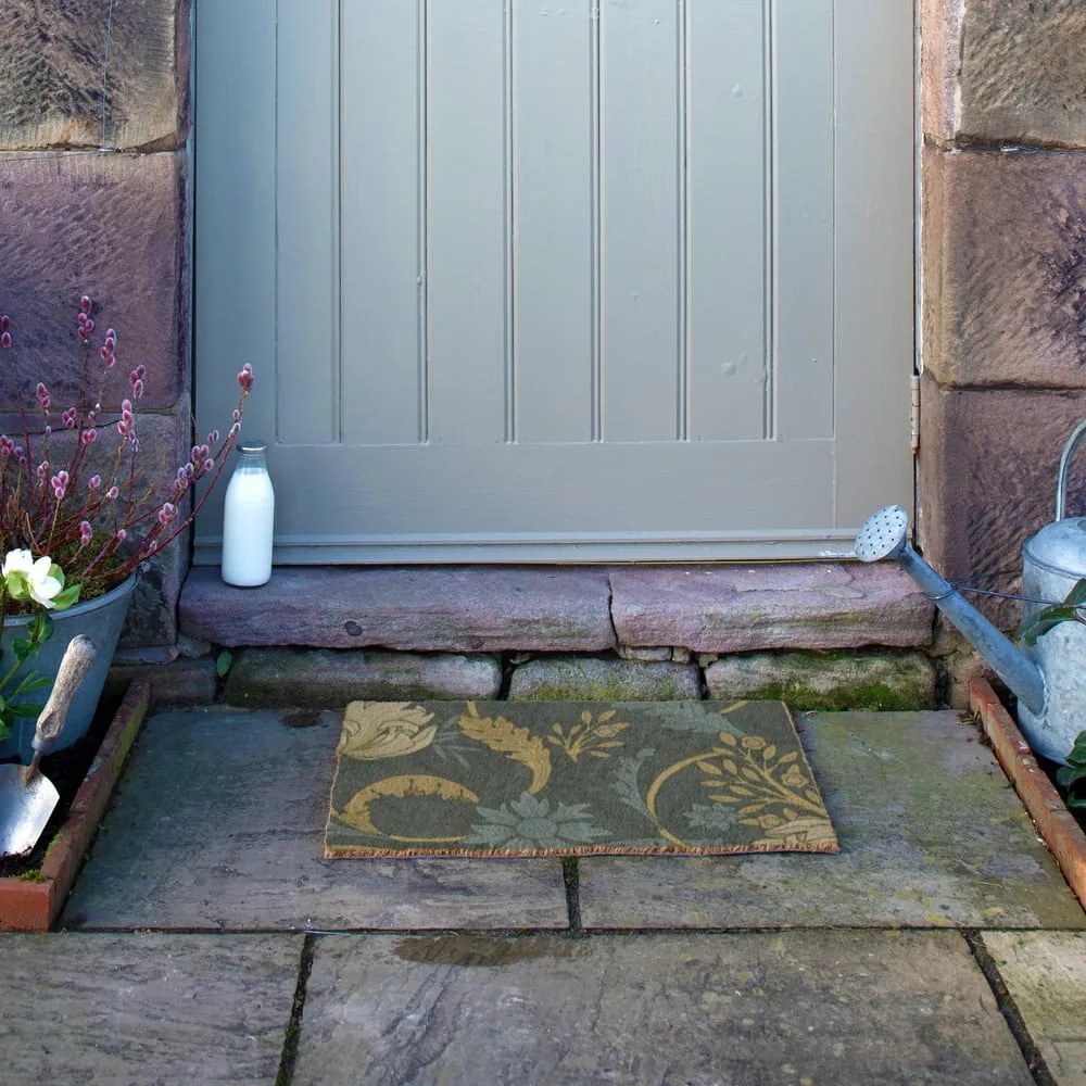 Kókuszrost lábtörlő 60x90 cm William Morris – Artsy Doormats