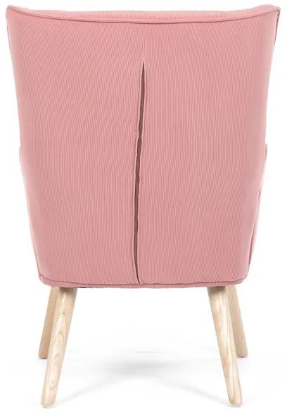 Rózsaszín Kordbársony U-Fotel. AK-314 PINK2