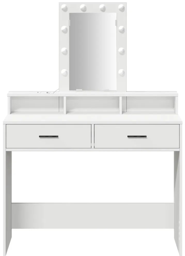 Pipereasztal Fehér MDF 100 x 41 x 140 cm Pipereasztal