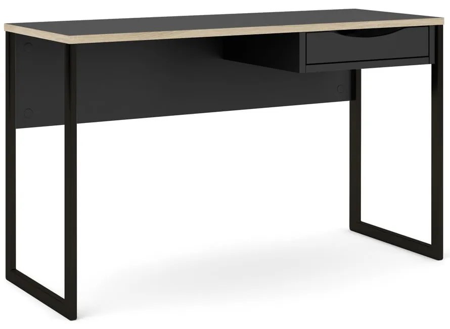 Function Plus fekete íróasztal, 130 x 48 cm - Tvilum