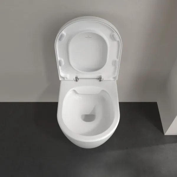 Villeroy & Boch 5656HRR1 - AVENTO SoftClose ülőkével, függesztett WC, kerámia/fehér