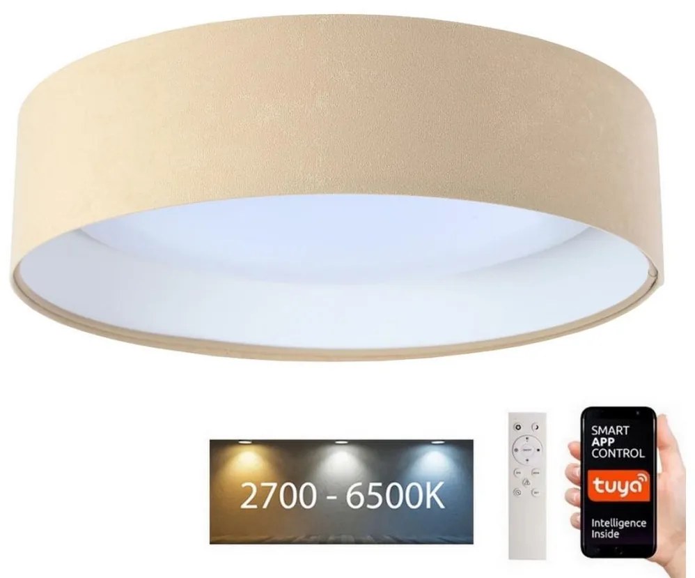 BPS Koncept LED Mennyezeti lámpa SMART GALAXY LED/36W/230V Wi-Fi Tuya bézs/fehér + távirányító BS0522