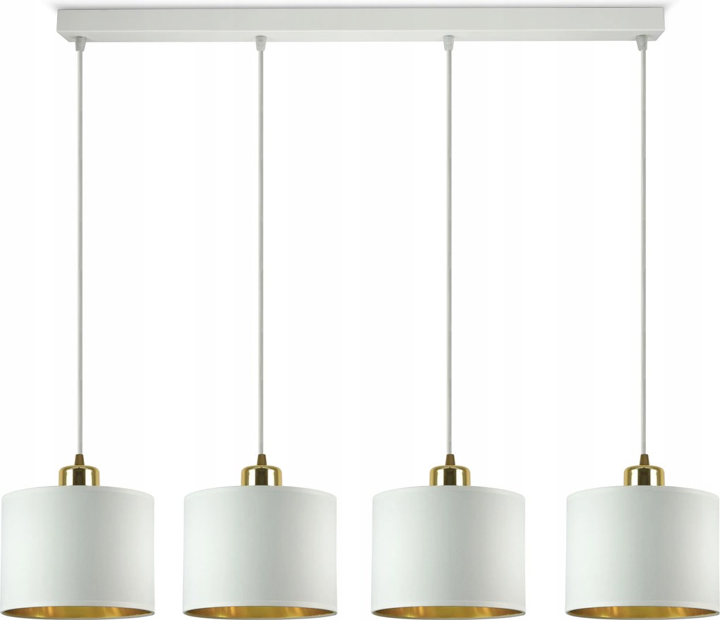 Függő lámpa Csillár Lámpaernyők Fehér Arany Led